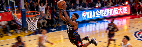 NBA全明星周末精彩瞬间 - 球员参加扣篮大赛