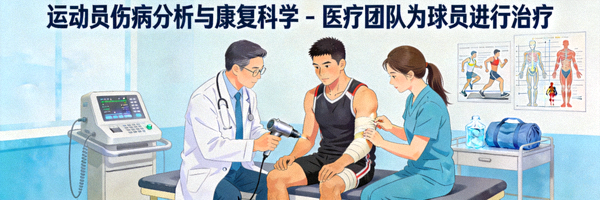 运动员伤病分析与康复科学 - 医疗团队为球员进行治疗